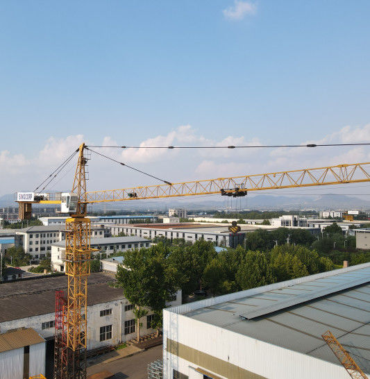 70m Boom Tower Crane Lift 16 tonnellate auto sollevamento