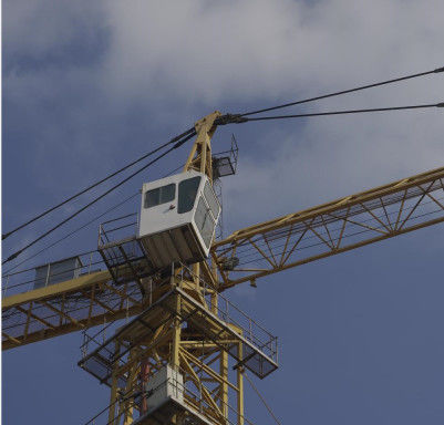 380V / 50Hz / 3 Fasi di alimentazione SINOCORP 10T Torre gru in giallo / colore verde