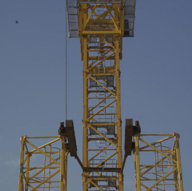 Luoghi di costruzione Telescopic Tower Crane QTZ40 QTZ63 QTZ80 Cina Famous Brand Stationary Foundation Tipo Torre