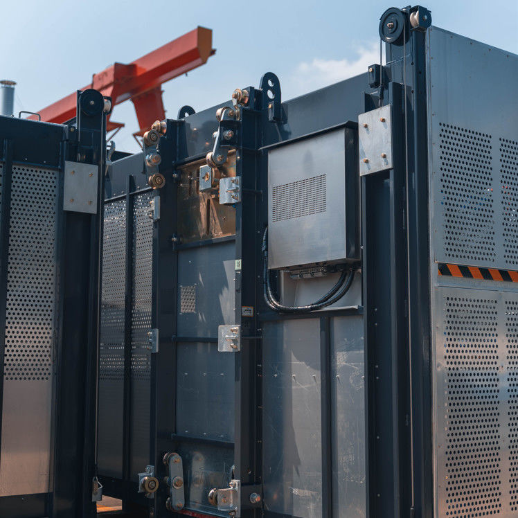 Ascensore da costruzione Sc200 200 Passagiere sollevante Twin Cage Sc200/200g Sc200 Immeuble Grande Hauteur Ascensore Sc200