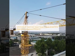 QTZ6010-6T Testa di martello torre gru operativi di razionalizzazione Migliorare l' efficienza